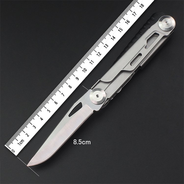 High-quality new steel-wide multi-purpose folding knife with a high-strength sharp blade with a knife