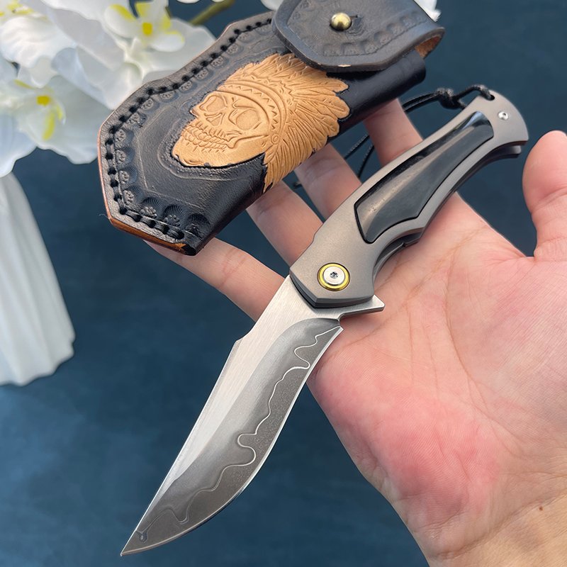 IMPORTING HIGH-HARD SKD-11 BLADE FOLDING SMALL KNIFE FIELD KNIFE WITH MULTI-PURPOSE KNIFE