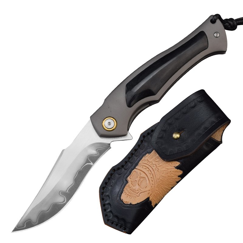 IMPORTING HIGH-HARD SKD-11 BLADE FOLDING SMALL KNIFE FIELD KNIFE WITH MULTI-PURPOSE KNIFE