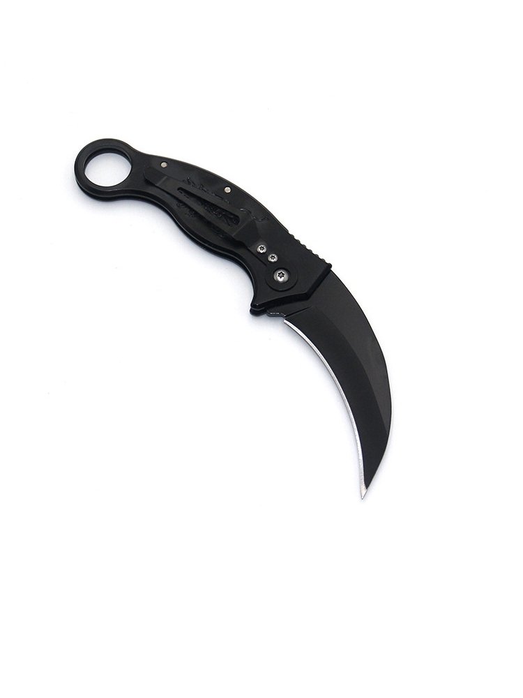A high-hard wolf's folding knife with an open-door delivery knife, and a hawk's claws and a machete fox