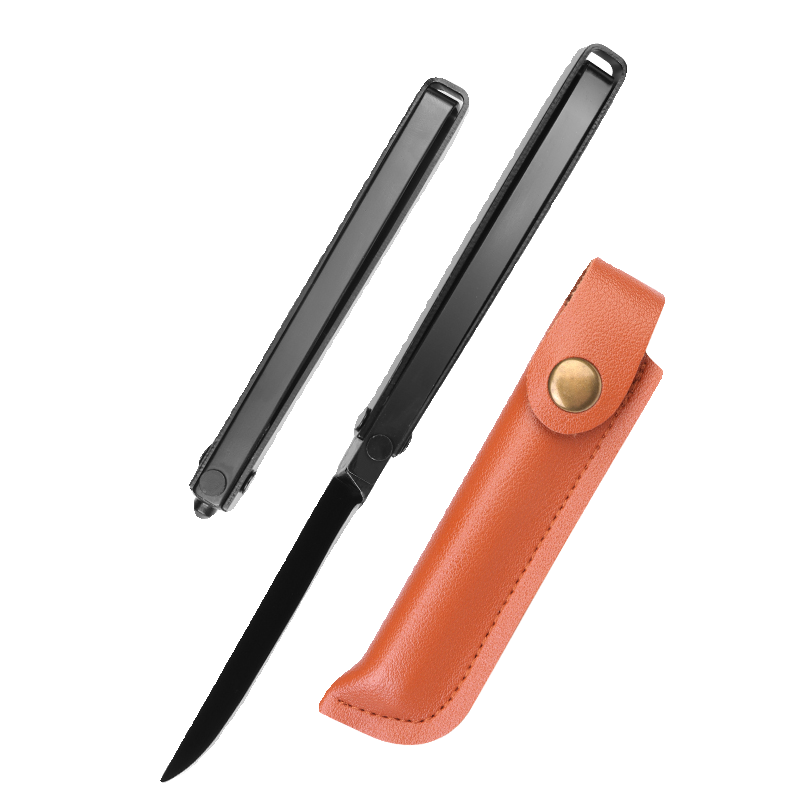A machine folds a small knife, with a fruit knife
