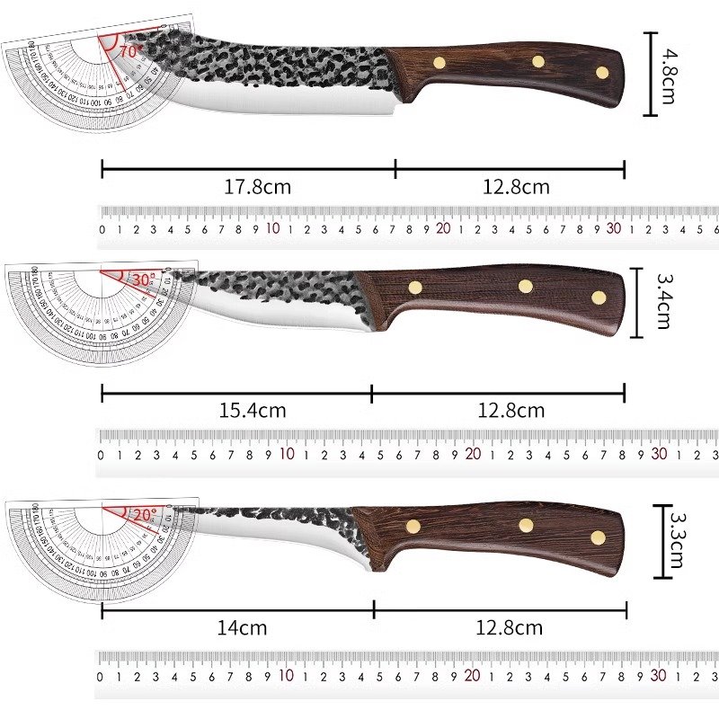 A multi-purpose cutlery and fruit knife for cooking in a camping camper