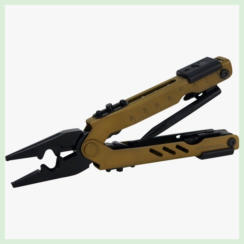 ORIGINAL OPEN-DOOR FOLDING TOOL, TACTICAL PLIER, CAMPING KNIFE, EDC MULTIFUNCTIONAL STRETCHER