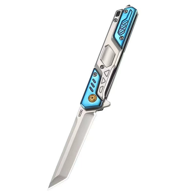 The stainless steel fielding knife camped with a high hard field life knife for multi-purpose protection