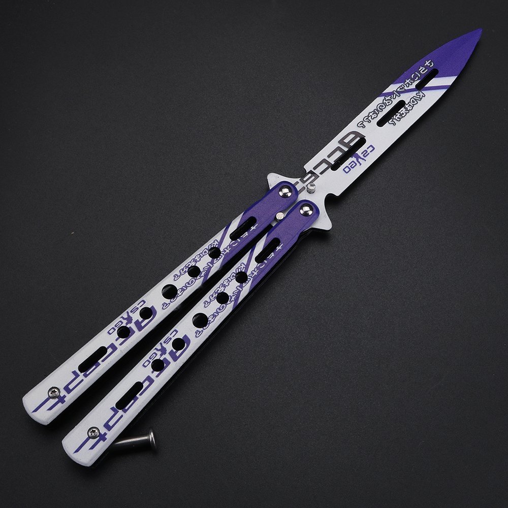 the safety butterfly knife's classic csgo folding exercise