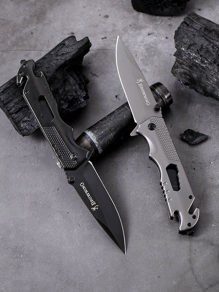 An outdoor folding knife, a multipurpose blade, a sharp knife, and a fruit knife
