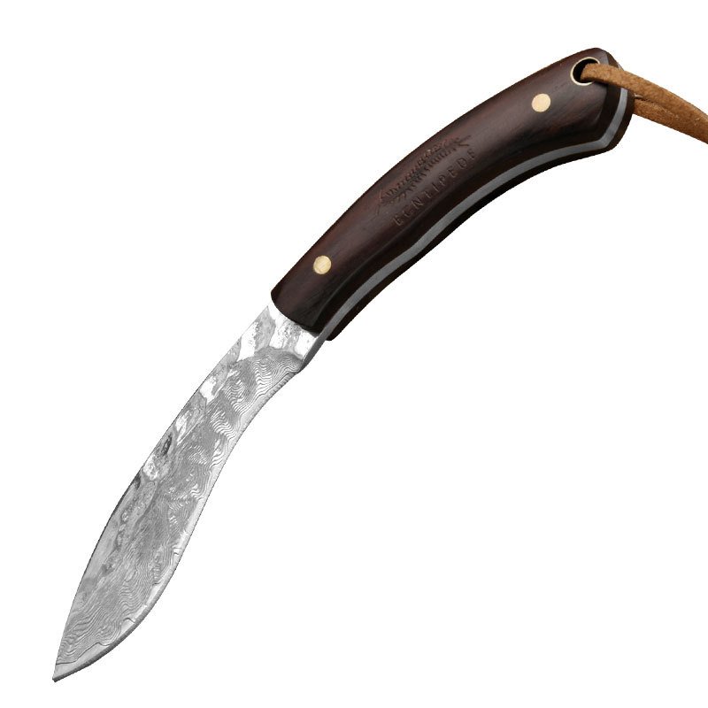 MONGOL EATS A MEAT KNIFE AND A LEG KNIFE AND A LEATHER-COVERED FRUIT KNIFE