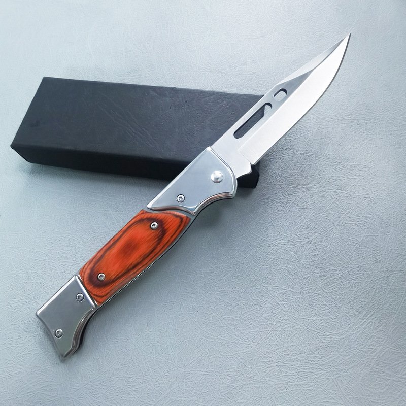 Home with a fruit knife