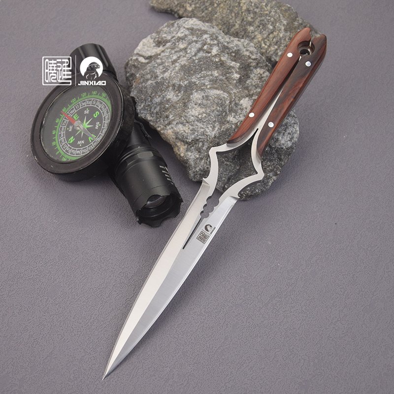 He's carrying a high-intensity field survival knife with him