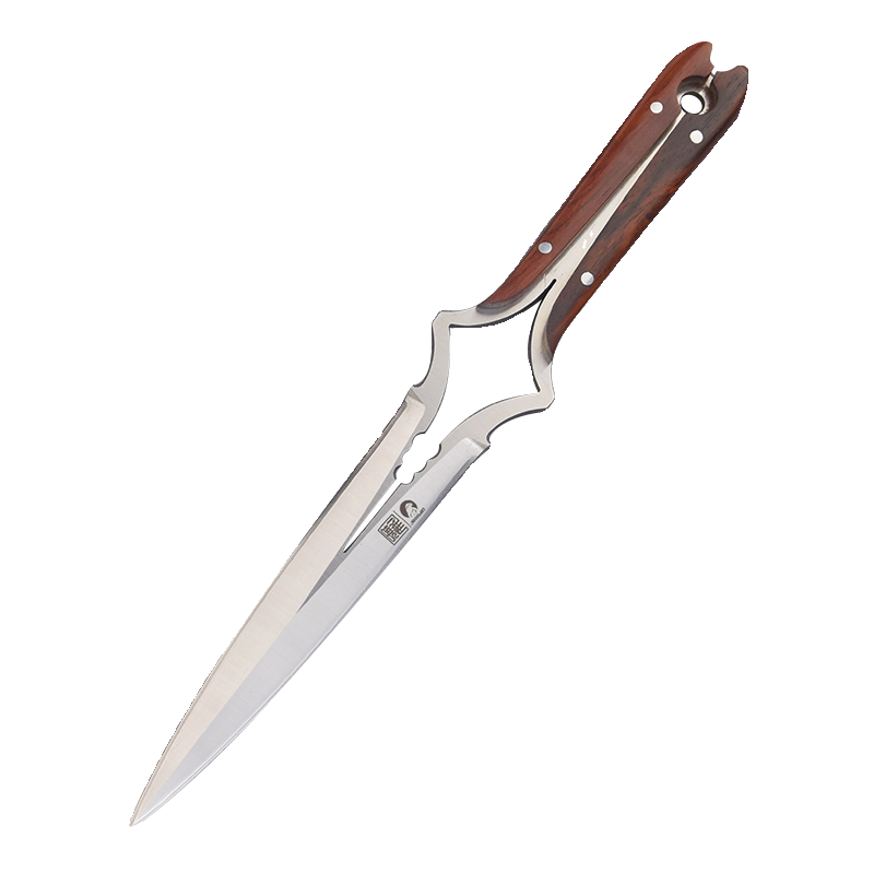 He's carrying a high-intensity field survival knife with him