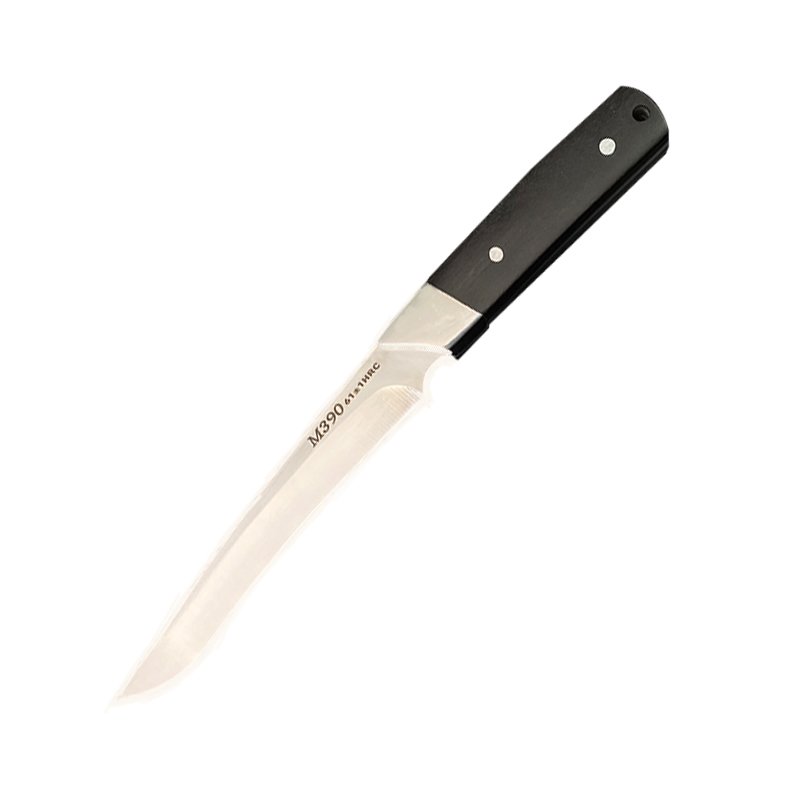The sharp, high-strength camping knife, the steel field, the hand, the meat knife and the fruit knife