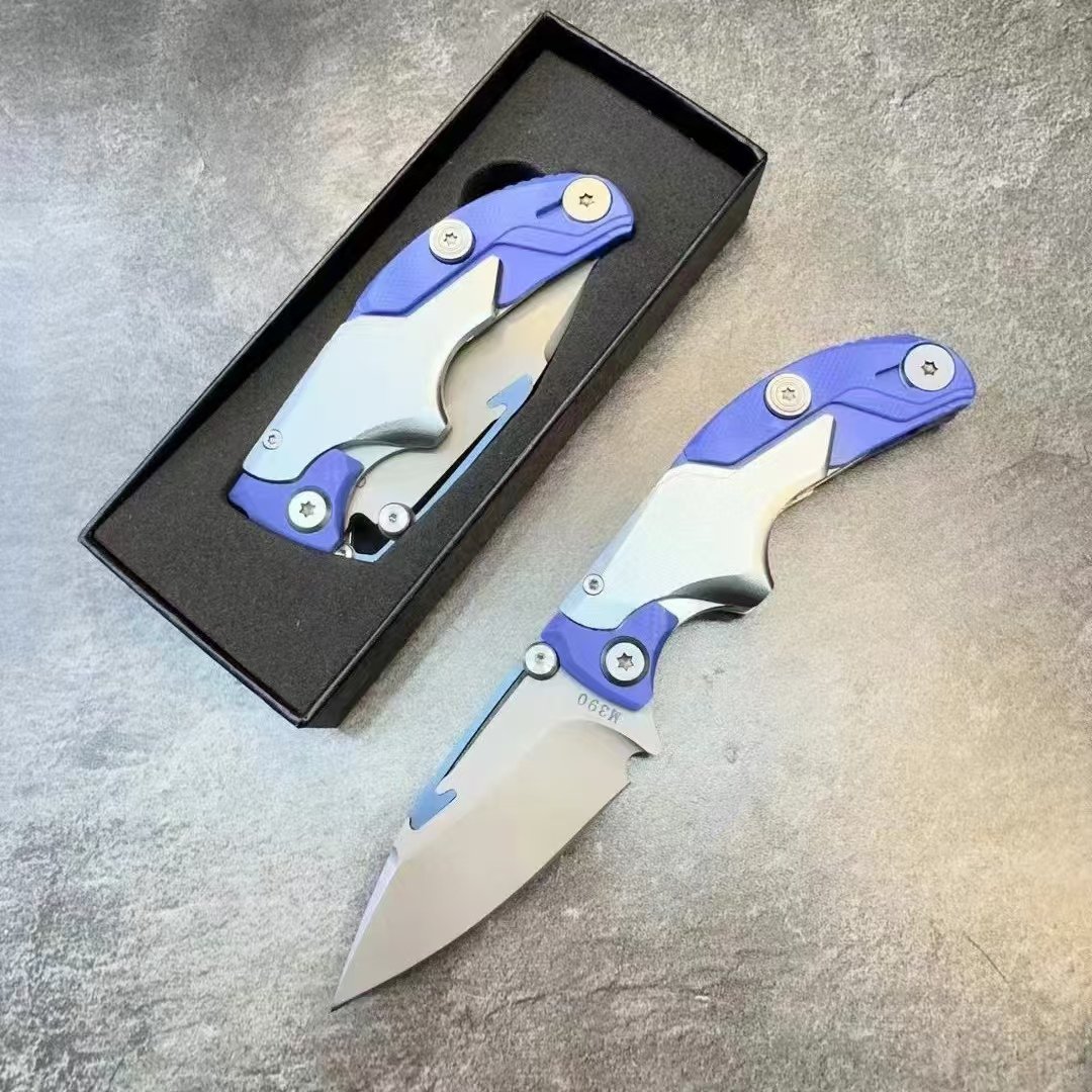THE NEW LUMBER-LIGHTED OUT-OF-HOUSE DEFORMATION, TWO-FOLDER, M390 HIGH HARD POWDERED EDC KNIFE