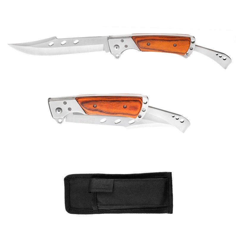 Yangjiang hand-to-hand folding knife with a high-strength blade and a small knife to fold a fruit knife at the top of the picnic house