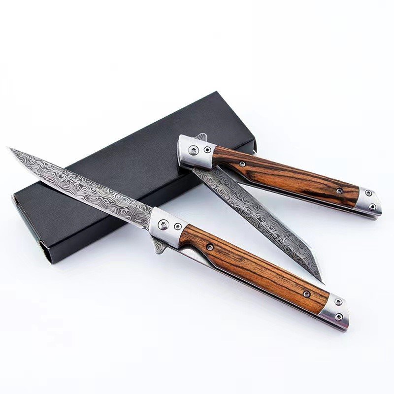 Damascus's stainless steel folder, multi-purpose field camping