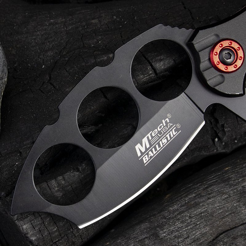 A multi-purpose camper's knife and a sideknife