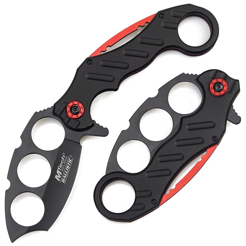 A multi-purpose camper's knife and a sideknife