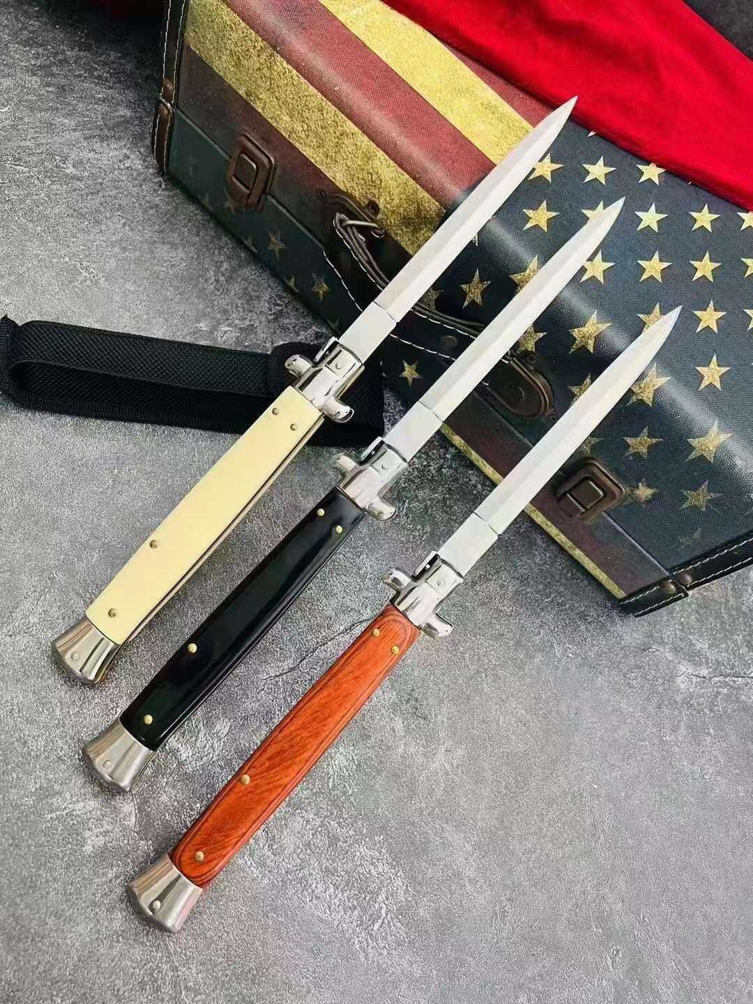 THE MAFIA HAS 13-INCH AKCS WITH A FOLDING KNIFE TO DEFEND THEMSELVES FROM THE OUTSIDE