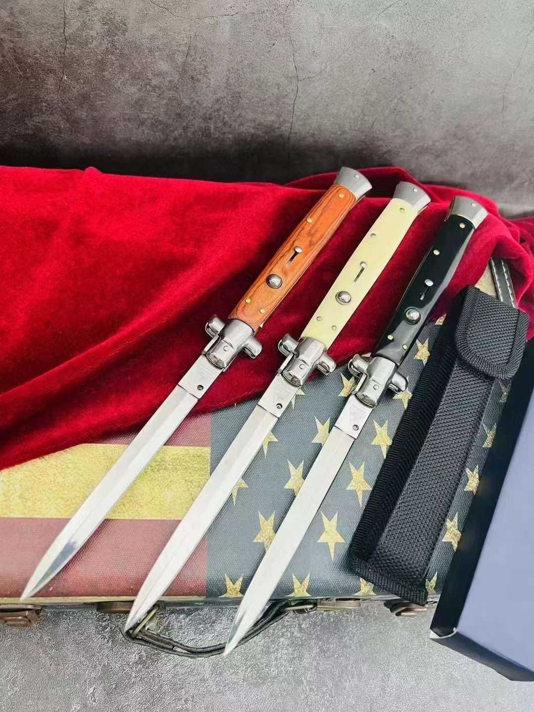 THE MAFIA HAS 13-INCH AKCS WITH A FOLDING KNIFE TO DEFEND THEMSELVES FROM THE OUTSIDE