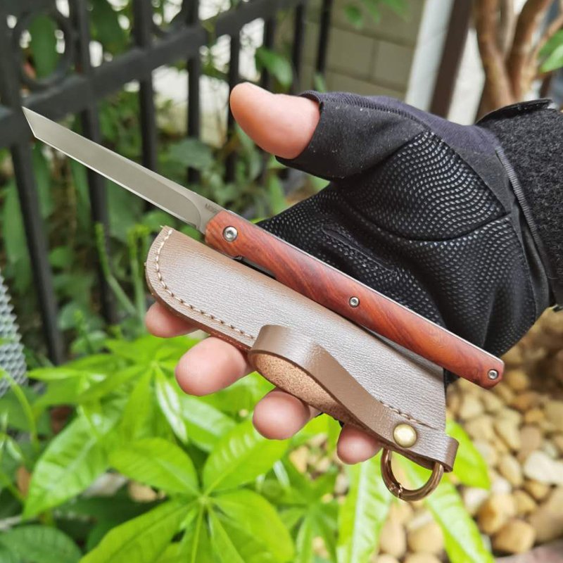 A mini knife folds out-of-the-door knife, a delivery tool