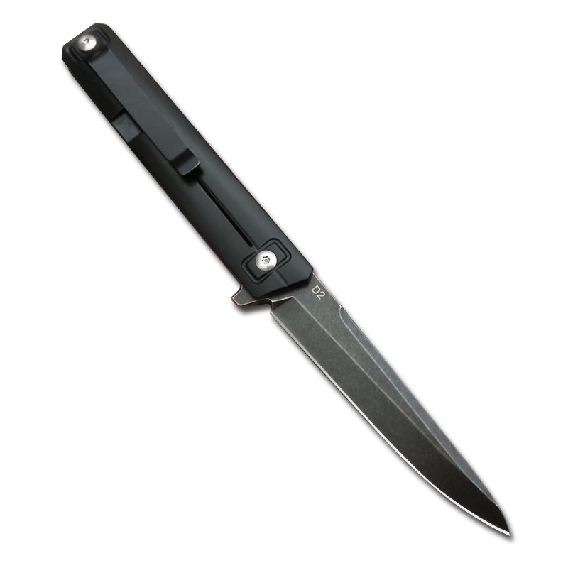 HANSON'S WHOLE STEEL FOLDING KNIFE, D2, WITH A SHARP FIELD KNIFE AND A FRUIT KNIFE