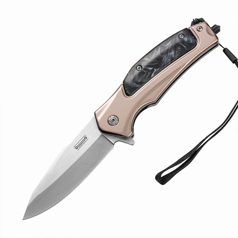 An outdoor folding knife, a high-string blade, a sharp knife, and a fruit knife with it