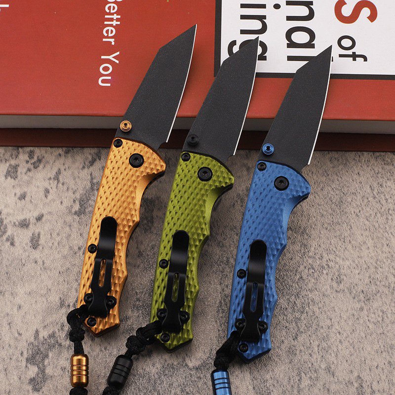 NEW TYPE 290 FOLDED ALUMINUM ALLOY HAND-HELD FIELD CAMP WITH A FRUIT KNIFE AND A MINI EDC TOOL KNIFE