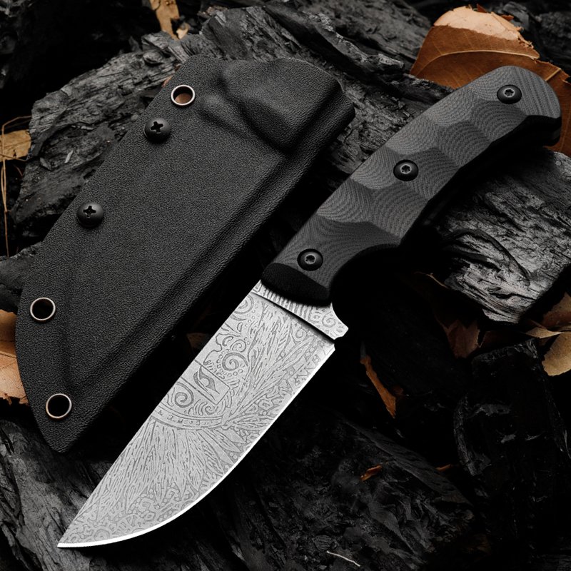 Direct outdoors, hand-to-hand camping and fishing, home-to-house with a fruit knife