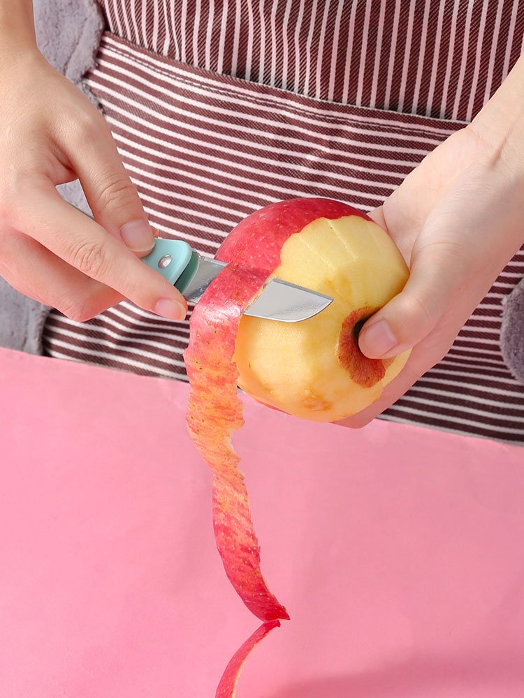 Stainless steel folding fruit knives home-to-home, with a small knife, with three pairs of knives for a slasher
