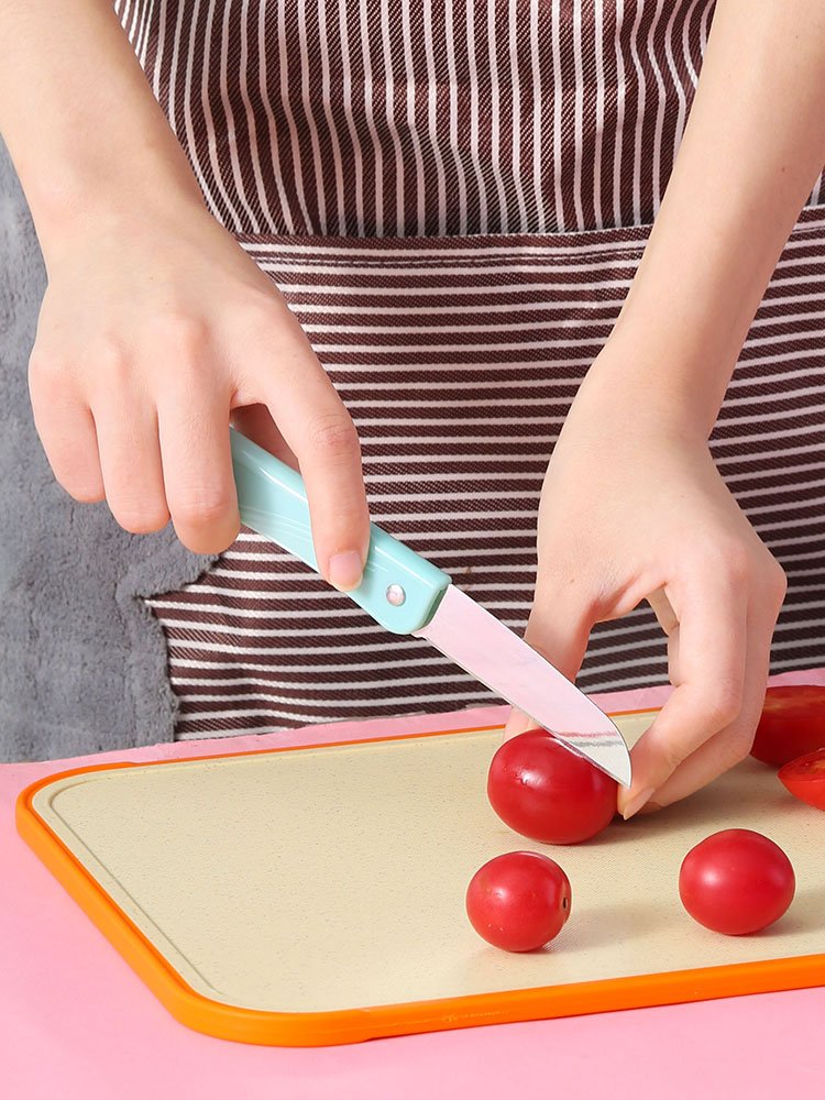 Stainless steel folding fruit knives home-to-home, with a small knife, with three pairs of knives for a slasher