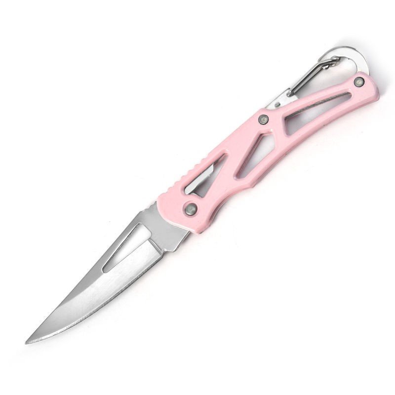 The stainless steel little knife with the high-strength sharp folding knife and the empty key button