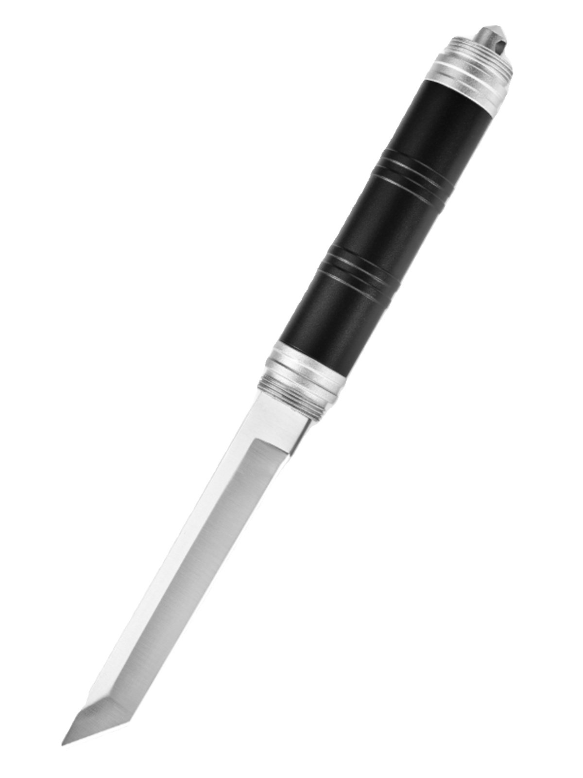 In the wilderness, an emergency truck carrying a knife with a stick to prevent the explosion of a Swiss army knife in the wilderness