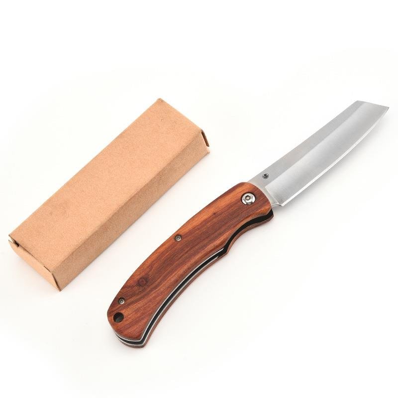 Foreign trade fruit knife home folding with a small knife, slashing with a sharp-earth steel field knife