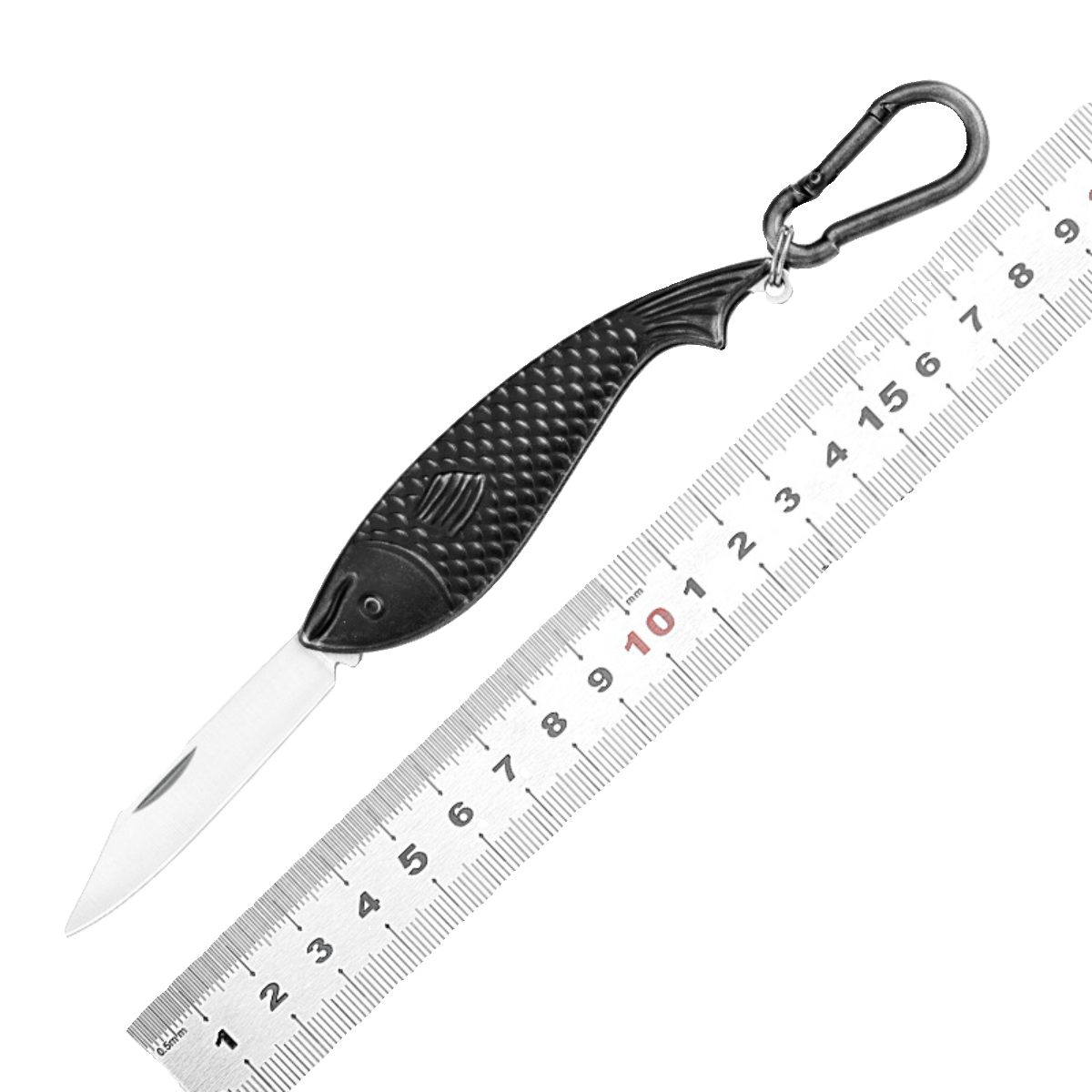 An outdoor camping knife with a multi-purpose folding knife survives in the middle of nowhere