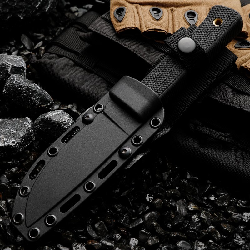 A HIGH-INTENSITY EXTERIOR CPM-3V STEEL KNIFE, A ONE-SIZE-FITS-ALL LIFE-SAVING KNIFE AND A HUNTING KNIFE