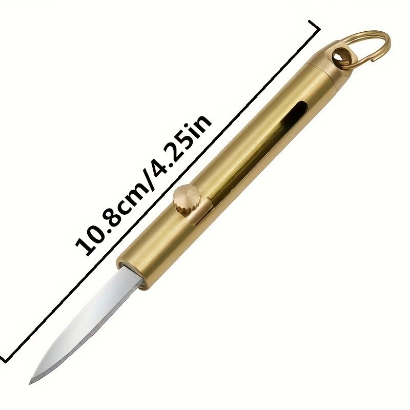 The Bronze Scalding Scalpel carries a small external protection tool key with a sharp fruit cutter
