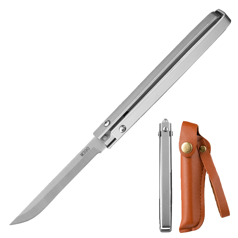 M390 MECHANICAL FOLDING OF A FRUIT KNIFE AND A MEAT KNIFE WITH A SHARP, HIGH-INTENSITY OUTDOOR SURVIVAL KNIFE