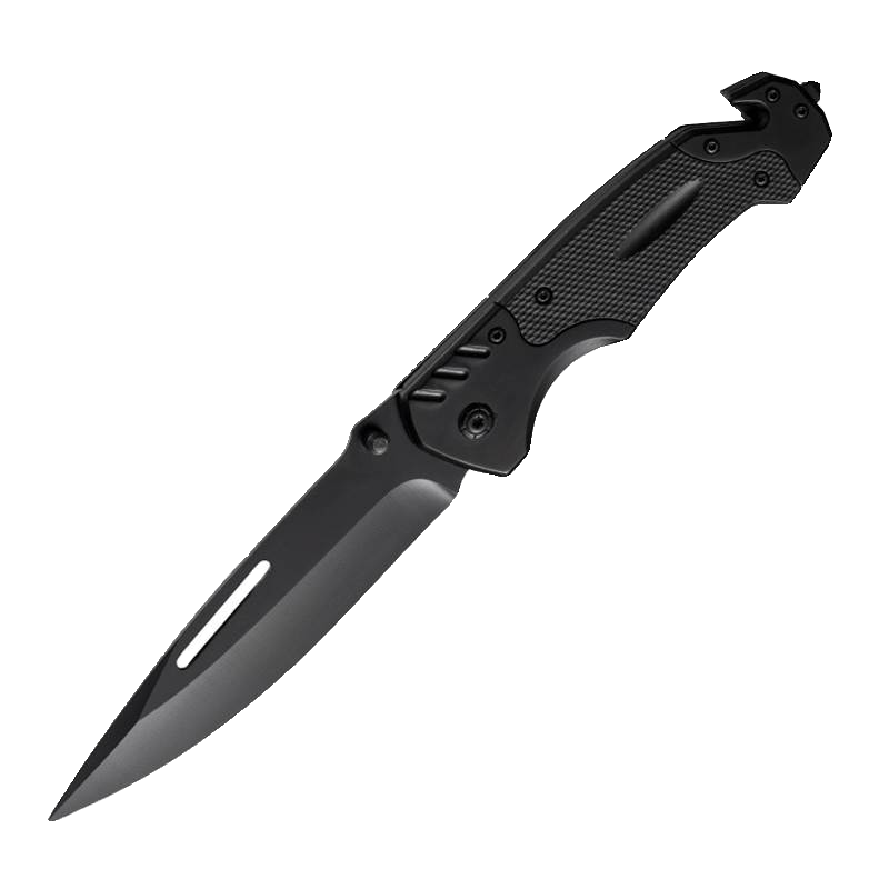 A knife with a cold weapon, a fruit knife folding, and a high-stringing knife with an open field knife