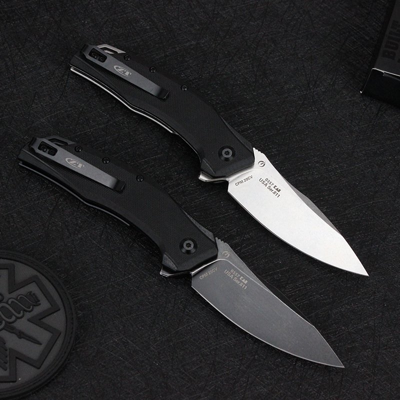 ZT0357, A MULTI-PURPOSE, HARD-WIRED FIELD LIFE KNIFE, WITH A FOLDING KNIFE