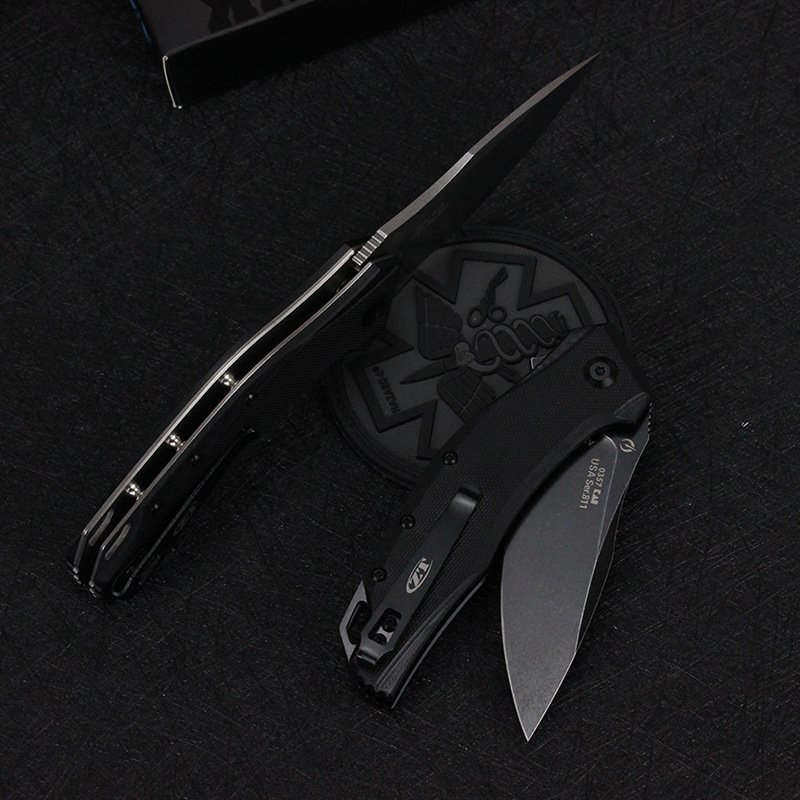 ZT0357, A MULTI-PURPOSE, HARD-WIRED FIELD LIFE KNIFE, WITH A FOLDING KNIFE