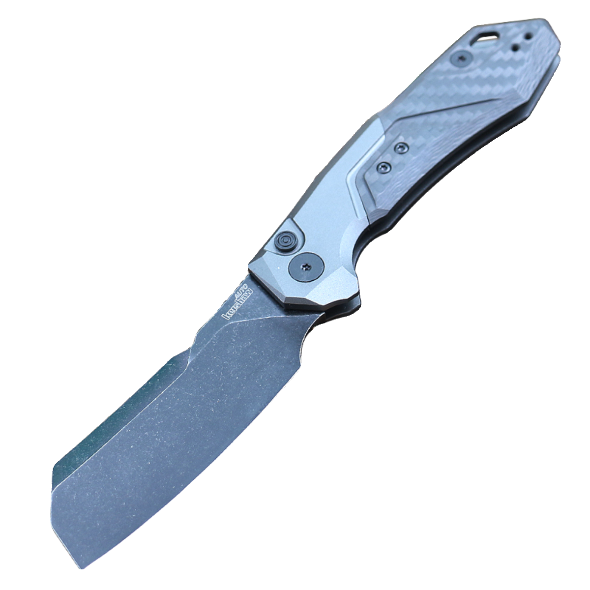 CNC'S COMPUTER ALUMINUM HANDLER, A DECORATED FIELD KNIFE, A HIGH-HARD CARBON-FIBRE FOLDING KNIFE TO PROTECT THE FIELD