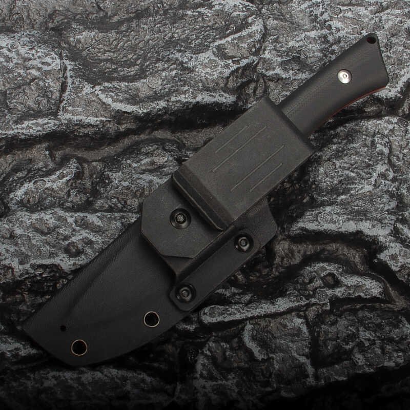 A Spanish deer knife -- a multi-purpose slasher for an outdoor mountain camp