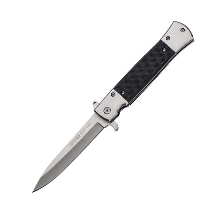 A small field camping knife with a small outdoor knife folding with a fruit knife and a slit knife