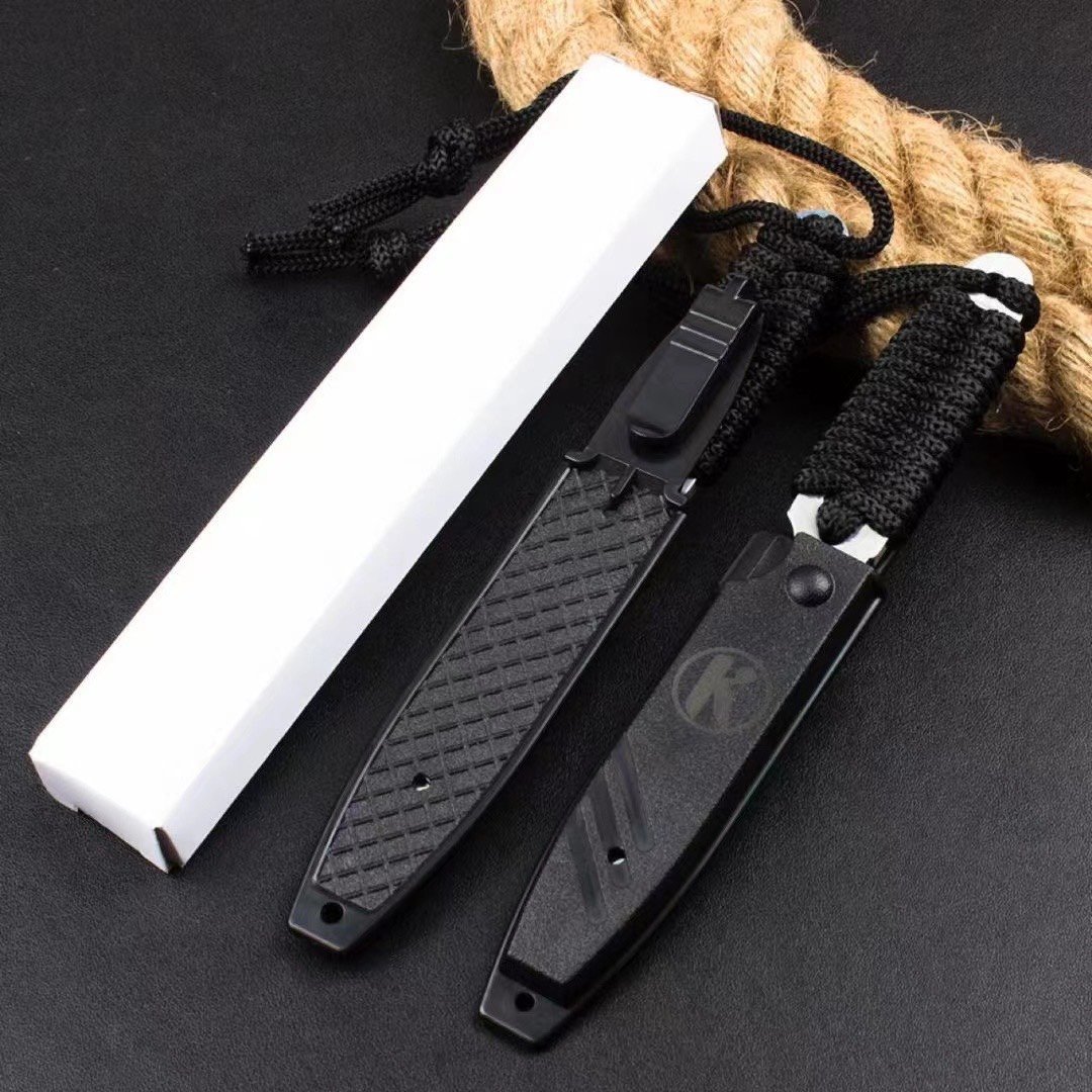 The mill warship's knife, the sharp fruit knife camping, and the steak knife's home with it