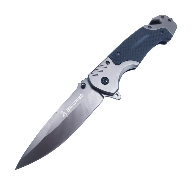 Browning's small knife folding, gray steel head stainless, steel-fruit knife camping