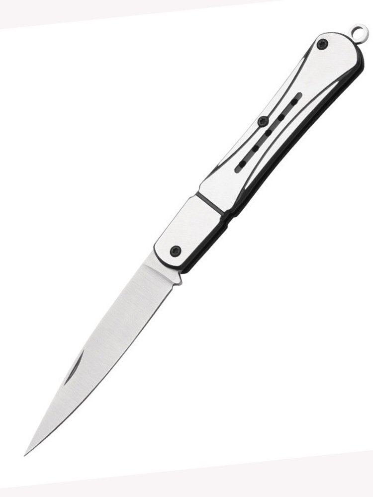 An outdoor multipurpose knife with stainless steel, a camping knife with a mini delivery key knife