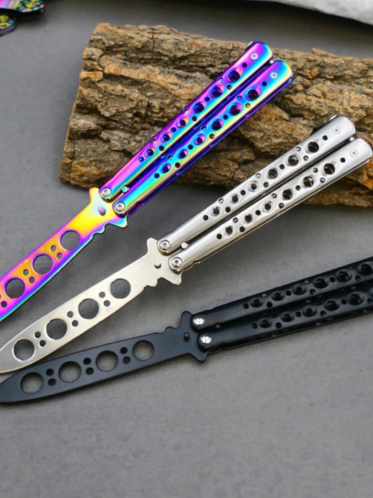 THE REAL CSGO BUTTERFLIES' STAINLESS STEEL