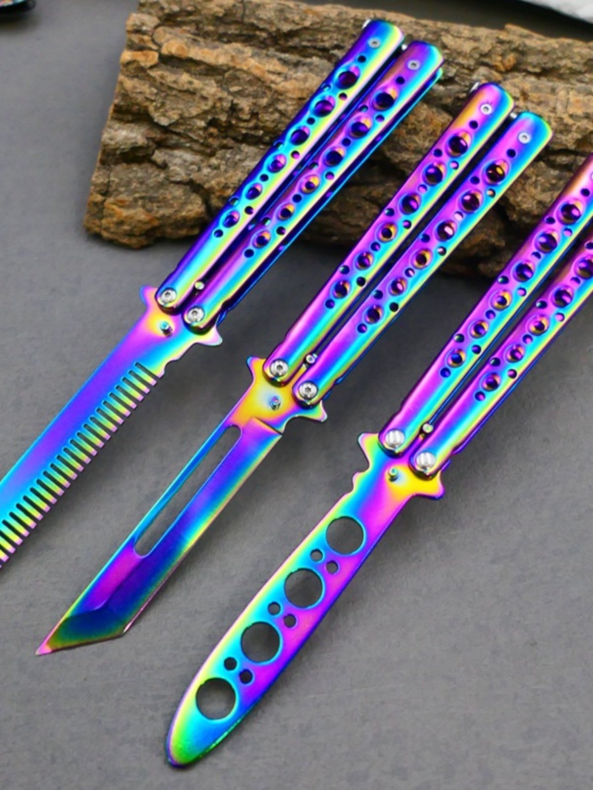 THE REAL CSGO BUTTERFLIES' STAINLESS STEEL