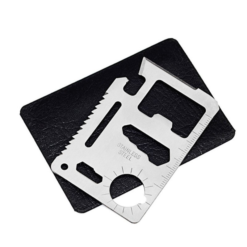 A multipurpose tool for camping outside Knife Knife with a multipurpose combination of bottle openers