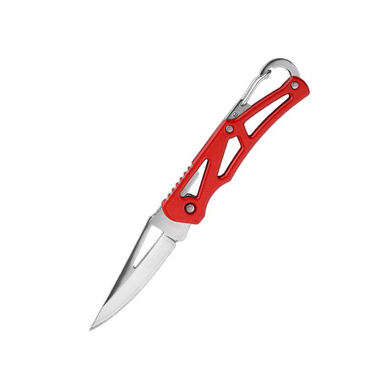 A mini-scissor multi-purpose folder, with a small knife to protect the body, and an outdoor equipment to decipher the delivery knife