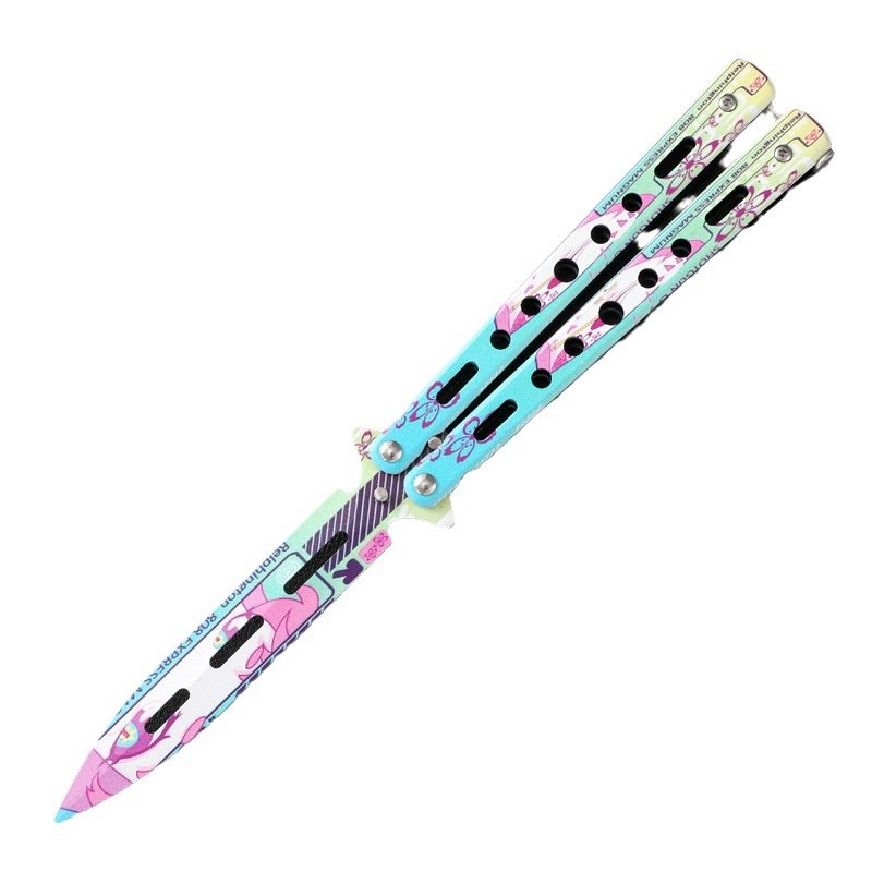 butterfly's folding knife csgo's perimeter is secure and he's practicing toy-swipe